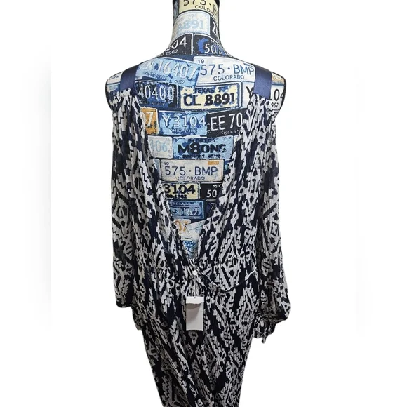 NWT Tory Burch Katherine Dress Small Cold Shoulder Maxi - Picture 7 of 7